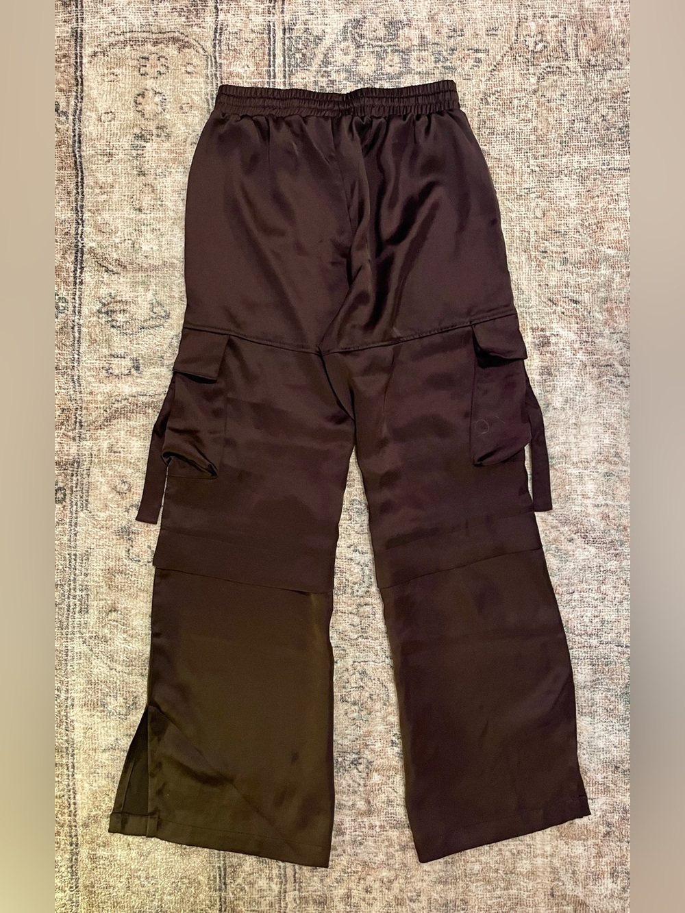 NWT Beach Riot Gianna Drawstring Wide Leg Cargo Pants - Picture 7 of 7